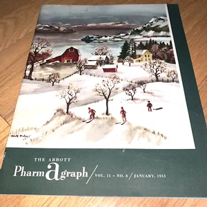 January 1953 ABBOTT PHARMAGRAPH Magazine POLIO Abbott Pharmaceutical Co. - Foto 1 di 12