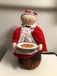 Muñeca Avon de colección abuela Gretta's chocolate chispas galletas cesta figura - Imagen 1 de 5