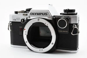 《 MINT w/ STRAP 》 OLYMPUS OM-10 Silver 35mm SLR Film Camera Body From JAPAN - Picture 1 of 18
