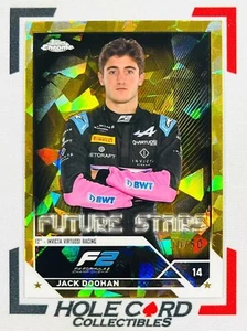 JACK DOOHAN 2023 Topps Chrome Sapphire Formula 1 F1 F2 #72 Gold Refractor /50 - Picture 1 of 5