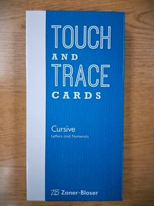 Touch and Trace Cards Cursive _ Zaner Bloser _ Brand New - Picture 1 of 3