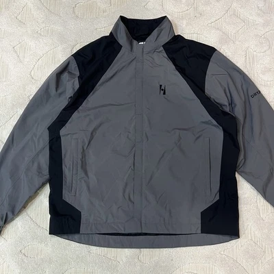 Chaqueta de lluvia Footjoy Dryjoys para hombre talla XL gris cremallera completa rendimiento abrigo de golf Foto 1 de 4