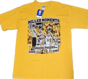 NWT/VTG Rare Deadstock Y2K Reggie Miller NBA Exclusive Collection Large (#106) - Picture 1 of 8