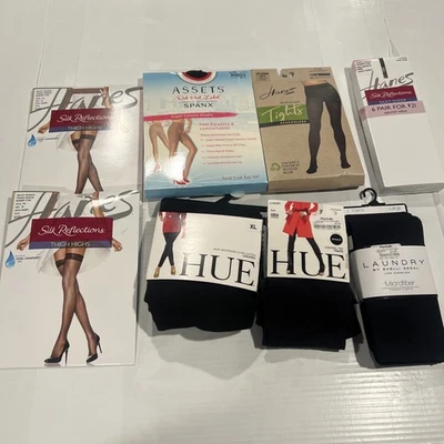 Huge Tights lot HUE, Spanks, Laundry, Hanes Size xl, L & 2x - Image 1 of 4