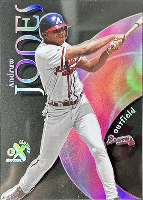 1999 SkyBox E-X Century - Andruw Jones #25 - Braves Acetate - Image 1 of 2