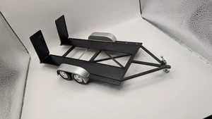 GMP 1/18 Scale Diecast Dual Axle Car Hauler With Ramps And Tire Rack. - Picture 1 of 7
