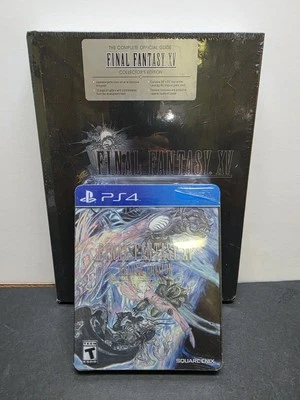 New Sealed Final Fantasy XV - Deluxe Edition Steelbook W/ Collector's Guide PS4 - Image 1 of 4