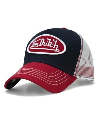 Gorra de béisbol Von Dutch unisex camionero malla trasera curva Bill Snapback Foto 1 de 4
