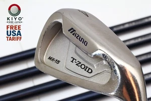 9Pcs MIZUNO T-ZOID MX-15 Iron set 4-5-6-7-8-9-PW-FW-SW Regular Flex Graphite RH - Picture 1 of 16