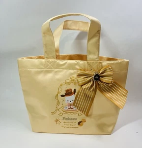 Ribbon Handbag Pochacco Sanrio Japan Kawaii Tote Bag Cute Gift NEW - Picture 1 of 7