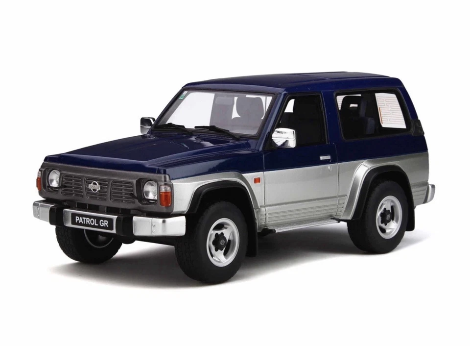 NISSAN PATROL GR 3p., gris/bleu, 1992, OTTOMOBILE, 1/18. Neuve boîte d’origine. - Photo 1/4