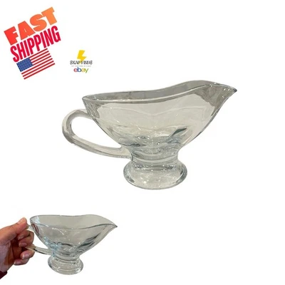 Gravy Boat Clear Glass - Image 1 of 4