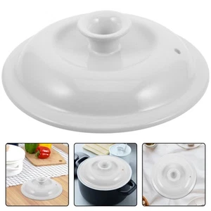 Slow Cooker Ceramic Lid Covers Round Pot Replacement Lids Covers Ceramic - Picture 1 of 12