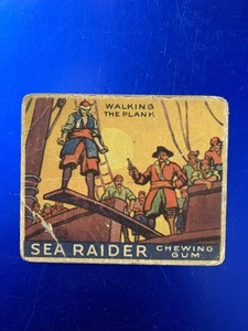 1933 Sea Raider #13 Walking The Plank - World Wide Gum - Picture 1 of 2