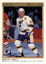 1990-91 O-PEE-CHEE PREMIER HOCKEY #47 BRETT HULL ST. LOUIS BLUES