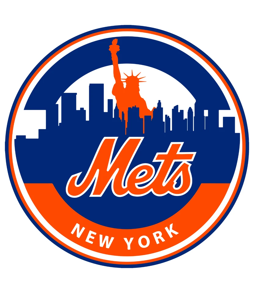 NY Mets Baseball  3" Decal Sticker  / FREE SHIPPING (BUY2 GET 1 FREE) - Image 1 of 2