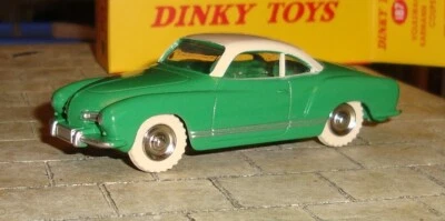 VOLKSWAGEN KARMANN GHIA COUPE CAR - DINKY TOYS 187-DEAGOSTINI REPRODUCTION c2018 - Image 1 of 4