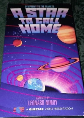A Star To Call Home VHS 1995 Tested Leonard Nimoy Symphony To The Planets Sci-Fi - Image 1 of 2