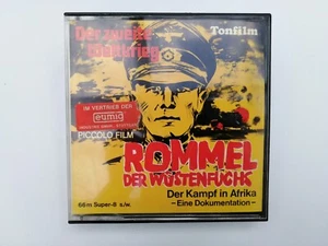 Rommel der Wüstenfuchs Der zweite Weltkrieg Super 8 TonFilm 66m s/w Piccolo Film - Imagen 1 de 5