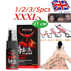 1/2/3/5x Long Lasting Pleasure Enhancer Spray For Men Last Longer in Bed 12ml- - Picture 1 of 10