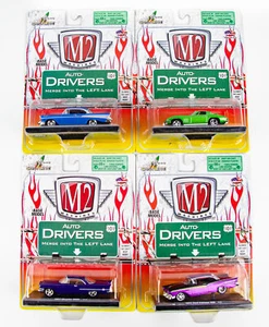 M2 Machines 1/64 Auto Drivers Lot 1969 Corvette 1957 Bel Air Chrysler 300C - Picture 1 of 5