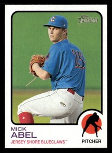 Mick Abel 2022 Topps Heritage Minor League  Card #173 Jersey Shore