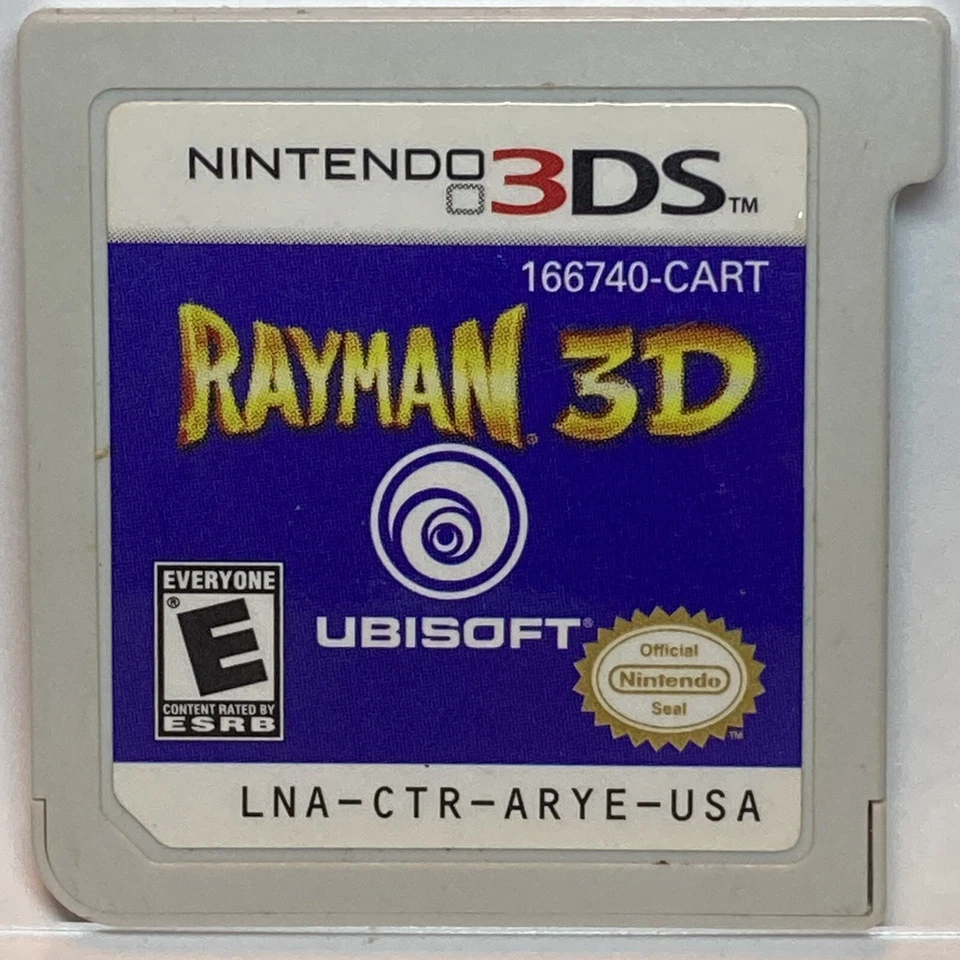 Authentic Nintendo 3DS Rayman 3D USA English Version UBI SOFT - Image 1 of 2