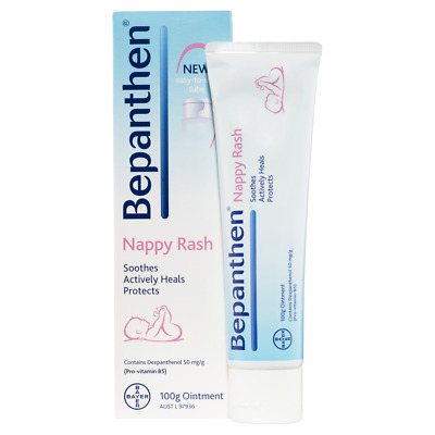 Bepanthen Nappy Rash Ointment 100g Actively Heals Soothes And Protects Baby Skin • 10.51$