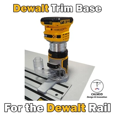 Dewalt DCW600 DCW604 Trim Router Sub-Base for the Dewalt DWS5021 Rail - INC P&P - Image 1 of 4