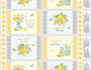 Zest For Life By Wilmington Prints - Yellow Placemat Panel  #19151-954 - Picture 1 of 1