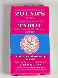 Nuevo juego completo de cartas astrológicas de adivinación de tarot 1965 Zolar's casi nuevo - Imagen 1 de 24