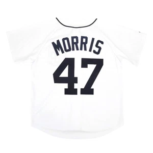 Jack Morris Majestic Detroit Tigers Home White Jersey Men's (S-3XL) - Picture 1 of 4