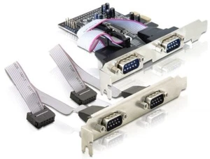 4043619891788 DeLOCK 4 x serial PCI Express card karta interfejsu/adapter DEL - Zdjęcie 1 z 2