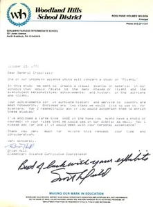 Scott Crossfield Signed Letter - Picture 1 of 1