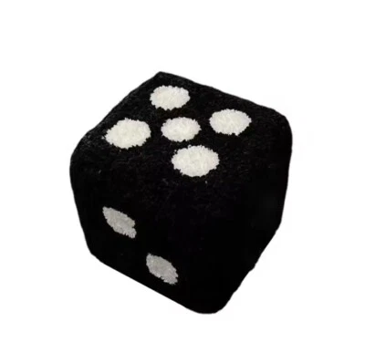 Dice Stool Chair Novelty Furniture Living Room Bedroom Cool Aesthetic Small New - Image 1 of 4