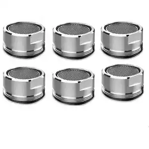 6 Pack Faucet Aerator 2.2 GPM Bathroom Sink Aerator Regular Standard Replacement - Picture 1 of 14