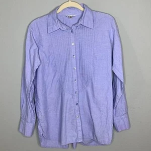CAbi | Tunika Falten blau Chambray Größe M Baumwolle Kragen Biesen #804 - Bild 1 von 4