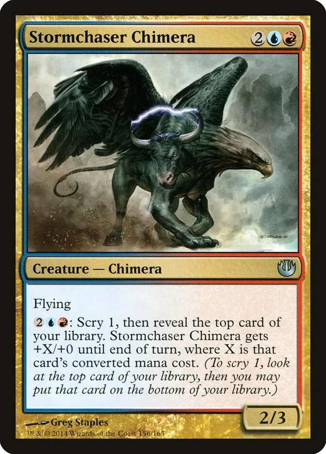 Journey into Nyx Stormchaser Chimera MTG Magic the Gathering NM - Image 1 of 1