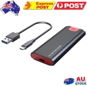 M.2 NVME NGFF SATA Solid State Drive External Enclosure Aluminum Alloy SSD Box - Photo 1/21