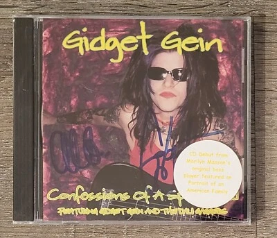 GIDGET GEIN 'Confessions Of A Spooky Kid' CD Autographed Marilyn Manson NEW  - Image 1 of 4