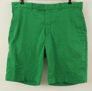 RLX Ralph Lauren Performance Golf Shorts Men's 36 x 10 Green Cotton Blend Jersey - Picture 1 of 10