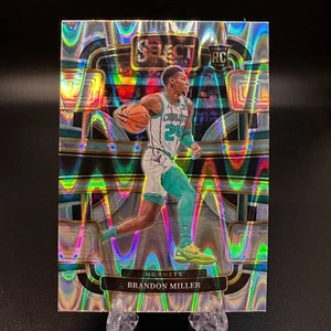 2023-24 Panini Select Tectonic Prizm Brandon Miller RC #80 Charlotte Hornets - Picture 1 of 2