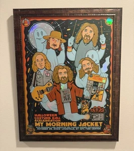 My Morning Jacket - Halloween 2022 - Pro Framed - Foil Variant/100 - Artist Reno - Picture 1 of 2