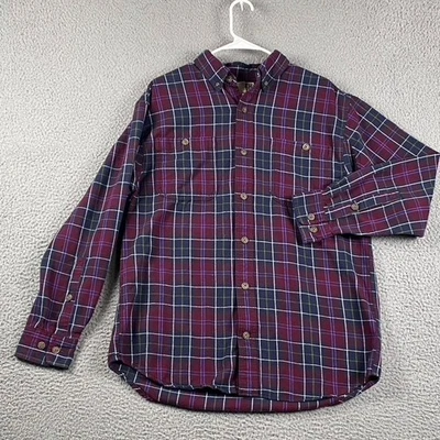 Duluth Trading Co. Men's Medium Plaid Flannel Long Sleeve Cabincore Work Shirt - Image 1 of 4