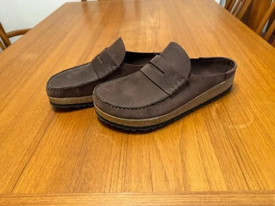 Birkenstock Naples Penny Loafer Clog  - Brown - Size EU 46 = 13 US - Image 1 of 4
