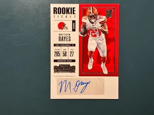 2017 Panini Contenders - Rookie Ticket Matthew Dayes #119 (AU, RC) - Picture 1 of 2