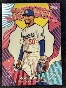 2025 Topps Series 2 - Summer Superstars Mookie Betts #SS-20 Pink Foil - Bild 1 von 3