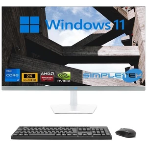 Aio All In One I7 27" 2k Ram 16gb Ssd 960gb Gpu Rx550 Win 11 Desktop Gaming - Picture 1 of 11