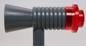 Lego 4x Star Wars Dark Bluish Gray Minifig Blaster Utensil Loudhailer Megaphone