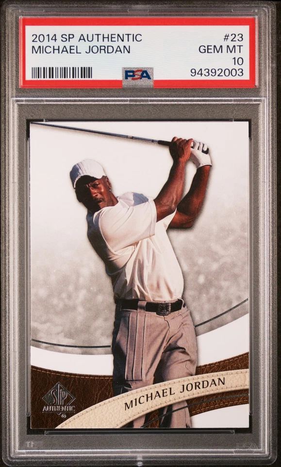 2014 Sp Authentic #23 Michael Jordan PSA 10 - Image 1 of 2